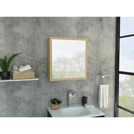 Gabinete Duma Rovere 50 cm con Espejo - Gabinetes | Bylmo