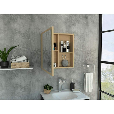 Gabinete Duma Rovere 50 cm con Espejo - Gabinetes | Bylmo