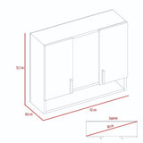 Gabinete Spa Wengue 63 cm con Espejo y Dos Puertas - Gabinetes | Bylmo