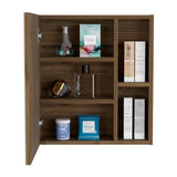 Gabinete de Baño Labelle Gales 45x49.7cm Cuadrado con Espejo y con Tres Entrepaños - Gabinetes | Bylmo