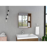 Gabinete de Baño Labelle Gales 45x49.7cm Cuadrado con Espejo y con Tres Entrepaños - Gabinetes | Bylmo