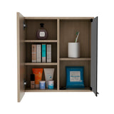 Gabinete de Baño Miro Rovere 50x53.7cm Cuadrado con Espejo y con Tres Entrepaños - Gabinetes | Bylmo