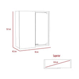 Gabinete de Baño Miro Rovere 50x53.7cm Cuadrado con Espejo y con Tres Entrepaños - Gabinetes | Bylmo