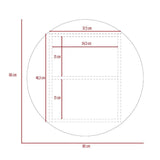 Gabinete Oval Wengue 60 cm con Espejo - Gabinetes | Bylmo