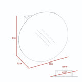 Gabinete Oval Wengue 60 cm con Espejo - Gabinetes | Bylmo