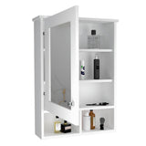 Gabinete de Baño Viña Blanco 53x73.6cm Cuadrado con Espejo y con Tres Entrepaños - Gabinetes | Bylmo