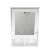 Gabinete de Baño Viña Blanco 53x73.6cm Cuadrado con Espejo y con Tres Entrepaños - Gabinetes | Bylmo