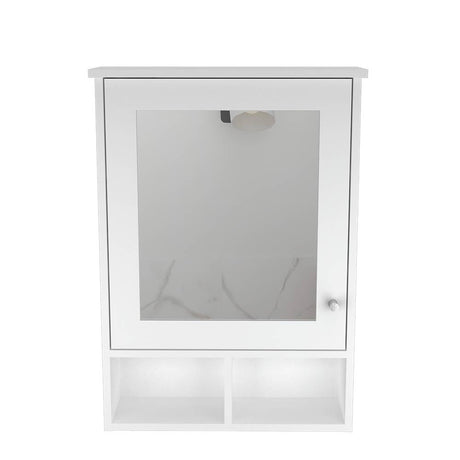 Gabinete de Baño Viña Blanco 53x73.6cm Cuadrado con Espejo y con Tres Entrepaños - Gabinetes | Bylmo