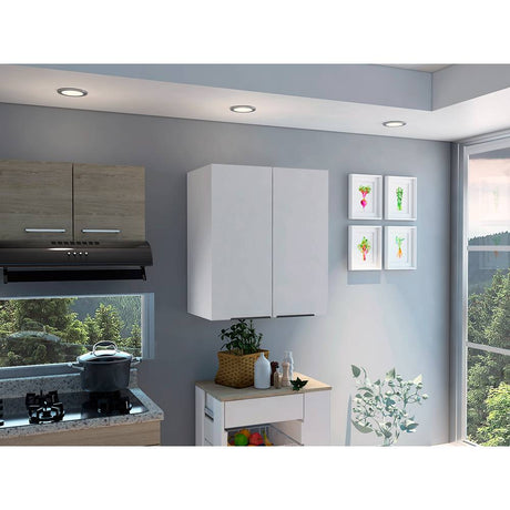 Mueble Auxiliar Nantes Plus Blanco 60 cm con Dos Puertas - Cocinas | Bylmo