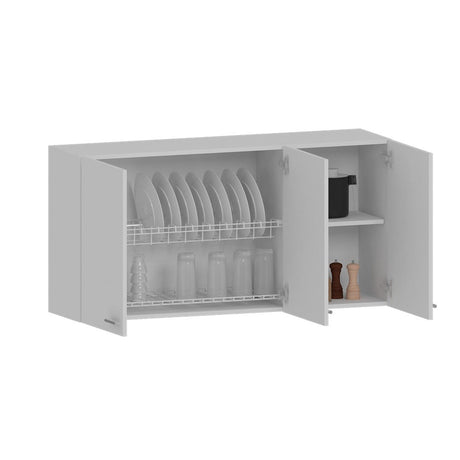 Mueble Superior con Tres Puertas Blanco 120 cm - Cocinas | Bylmo
