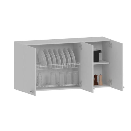 Mueble Superior con Tres Puertas Plus Blanco 120 cm - Cocinas | Bylmo