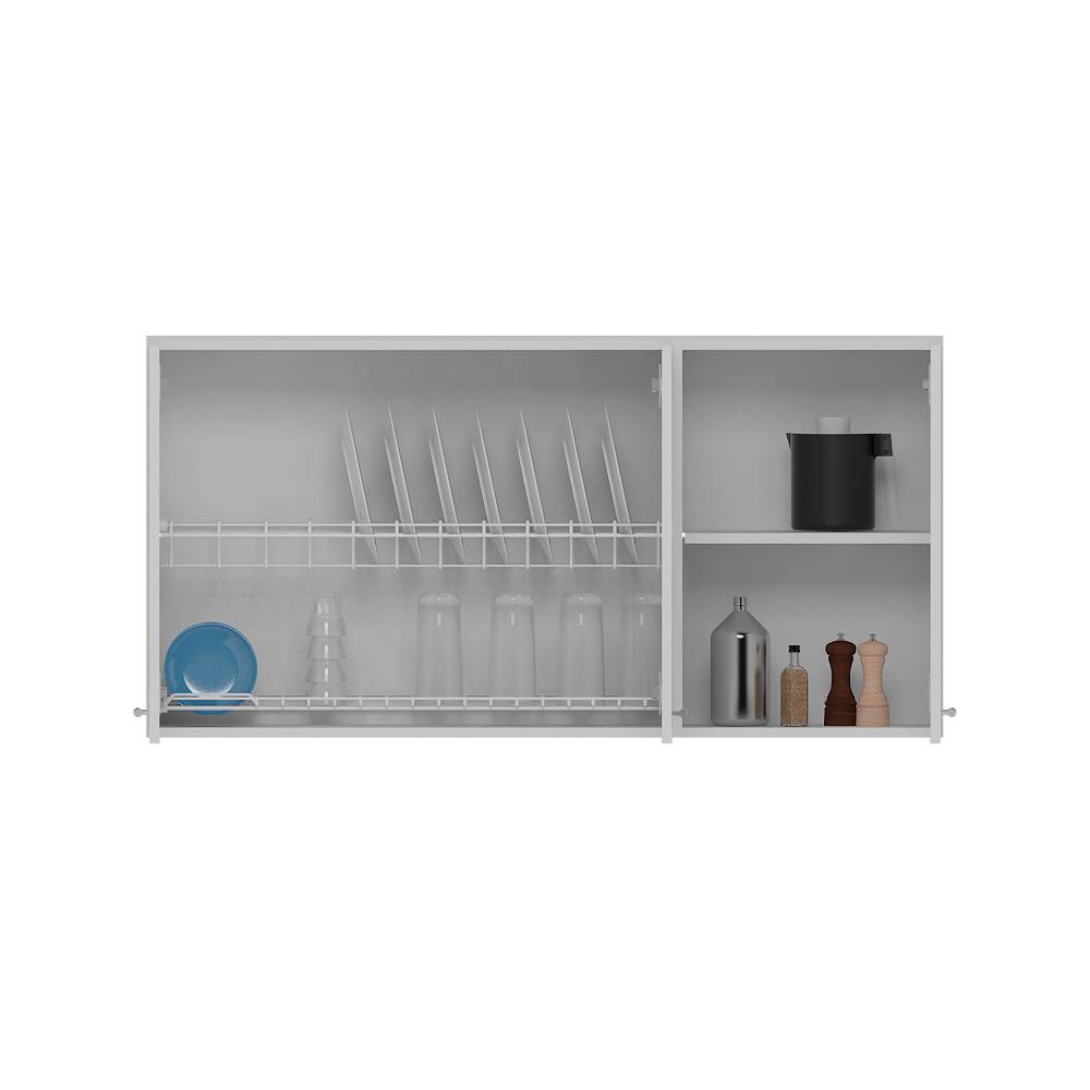 Mueble Superior con Tres Puertas Plus Blanco 120 cm - Cocinas | Bylmo