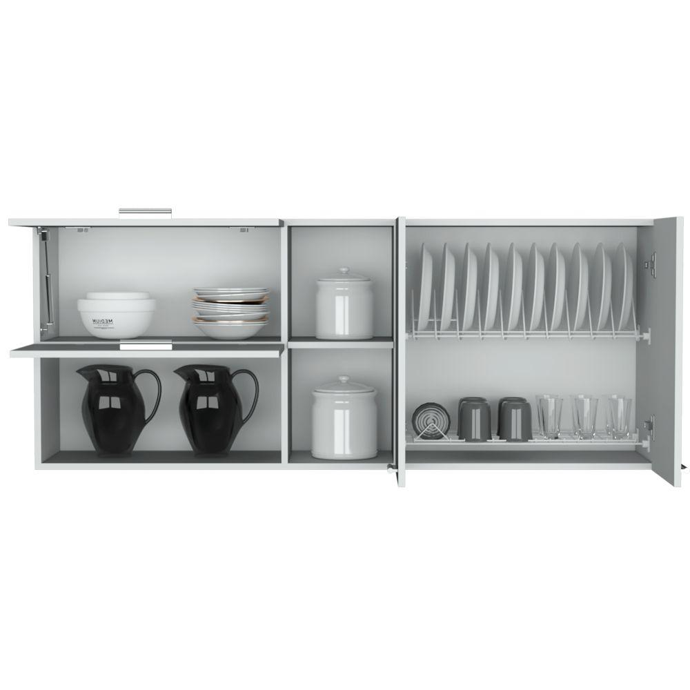 Mueble Superior con Cuatro Puertas Opra Blanco 150 cm - Cocinas | Bylmo