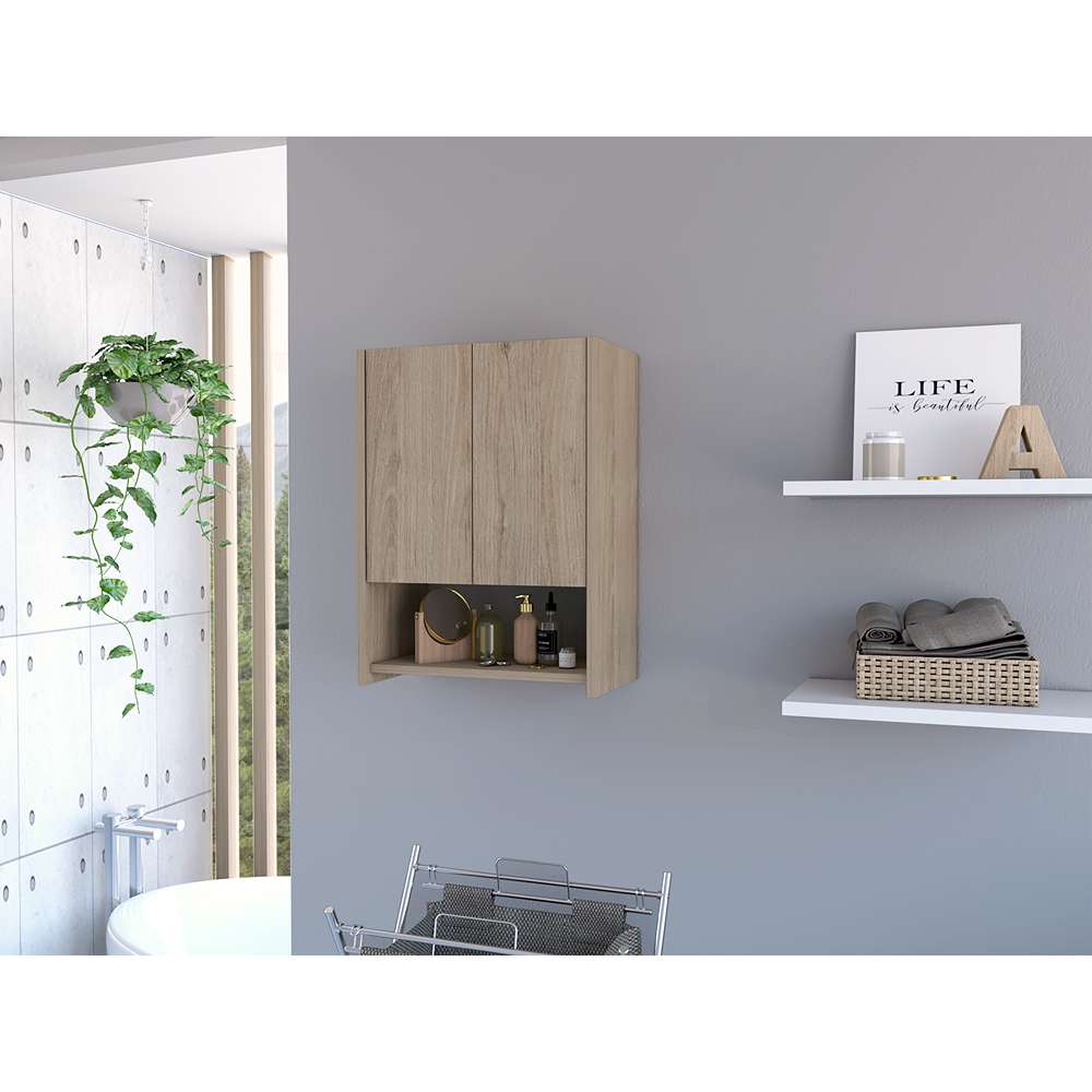 Gabinete Ventus Rovere 45 cm con Dos Puertas y Entrepaño - Gabinetes | Bylmo