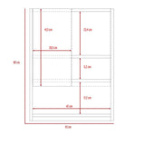 Gabinete Ventus Rovere 45 cm con Dos Puertas y Entrepaño - Gabinetes | Bylmo