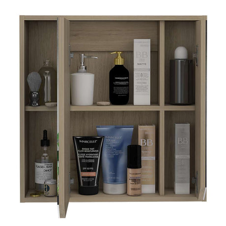 Gabinete Ara Rovere 60 cm con Espejo y Entrepaños - Gabinetes | Bylmo