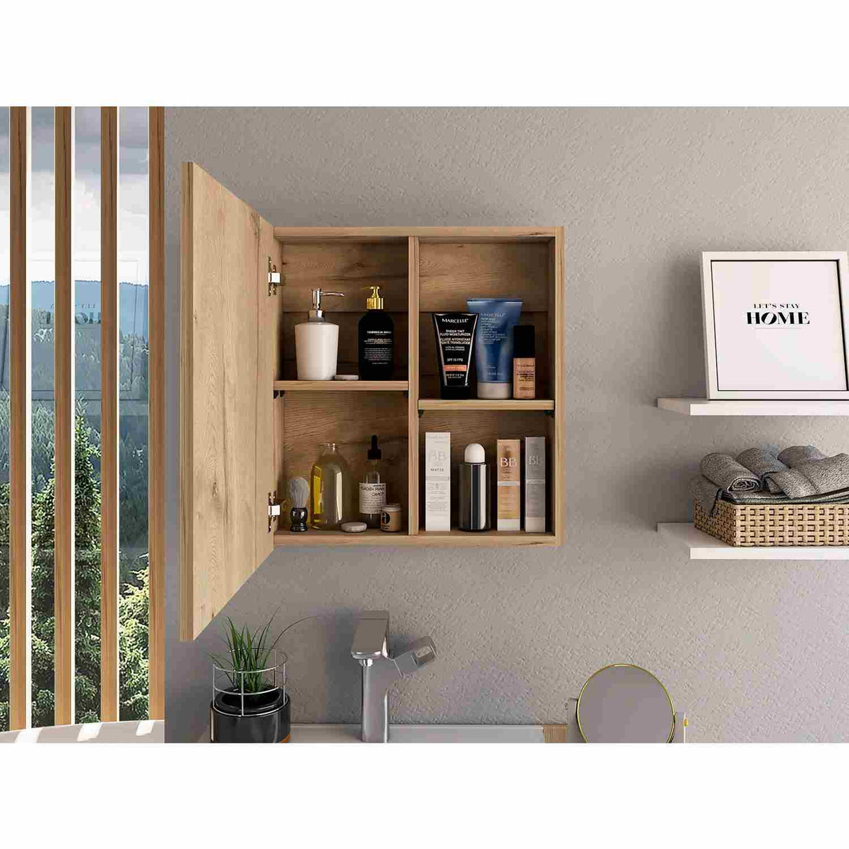 Gabinete de Baño Duma Duna 50 cm con Espejo - Gabinetes de Baño | Bylmo