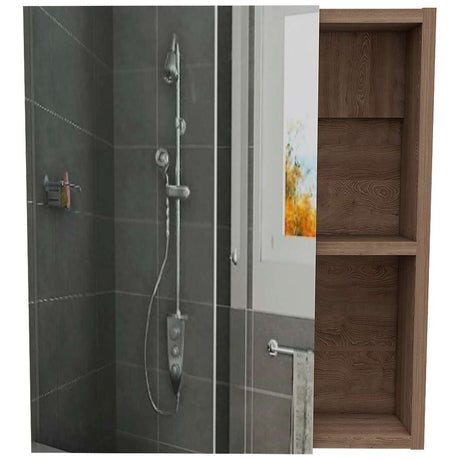 Gabinete Labelle Miel 45 cm con Espejo y Entrepaños - Gabinetes | Bylmo