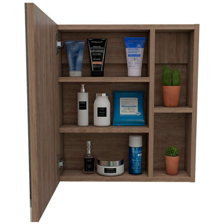 Gabinete Labelle Miel 45 cm con Espejo y Entrepaños - Gabinetes | Bylmo