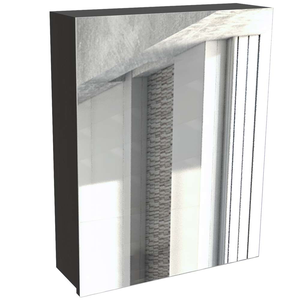Gabinete Lumo Wengue 40 cm con Espejo - Gabinetes | Bylmo
