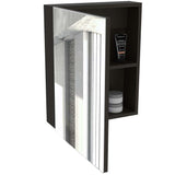 Gabinete Lumo Wengue 40 cm con Espejo - Gabinetes | Bylmo