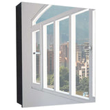 Gabinete Lumo Wengue 40 cm con Espejo - Gabinetes | Bylmo