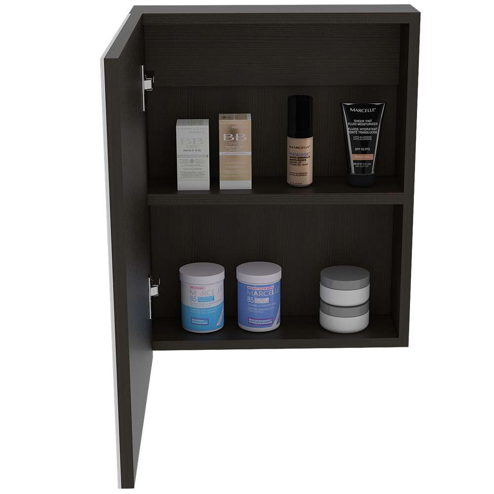 Gabinete Lumo Wengue 40 cm con Espejo - Gabinetes | Bylmo