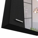 Gabinete de Baño Sines Plus Wengue 60x60cm Cuadrado con Espejo y con Dos Entrepaños - Gabinetes de Baño | Bylmo