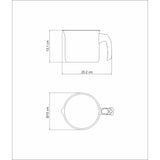 Hervidor Acero 15x13cm de Acero Inoxidable Fondo Triple con Mango de Baquelita - Utensilios y Accesorios | Bylmo