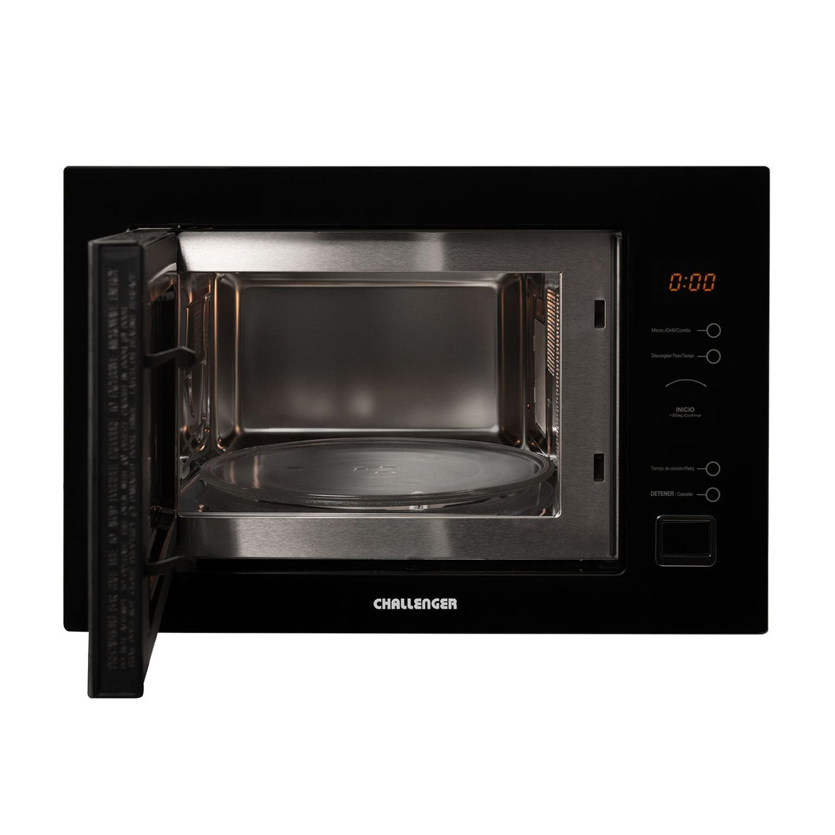 Horno Microondas Challenger Negro 59.5x40cm De Empotrar y de 28 Litros - Cocinas | Bylmo