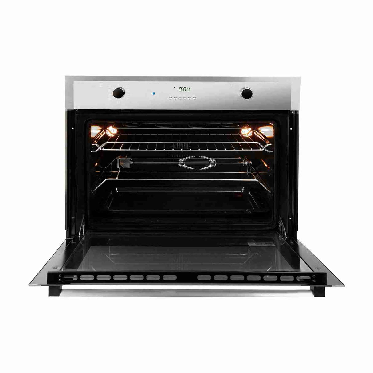 Horno de Empotrar Electrico Challenger Acero 76x60cm 69 Litros Con Pantalla Digital y con Temporizador - Electrodomesticos | Bylmo