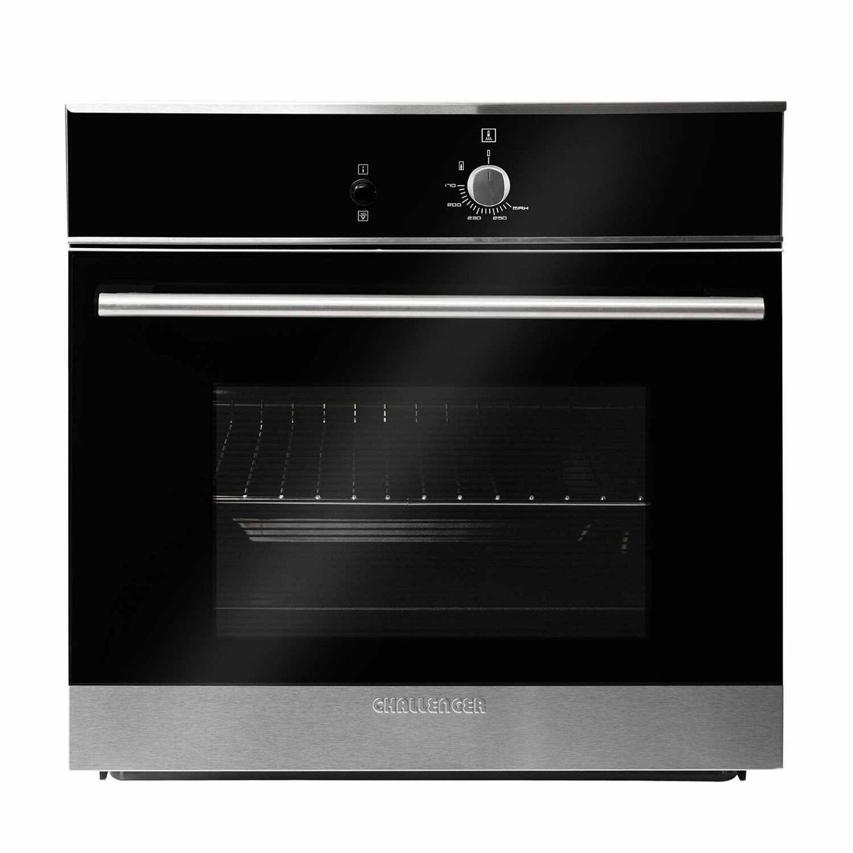 Horno de Empotrar Gas Natural Challenger Acero 60x60cm 53 Litros - Electrodomesticos | Bylmo