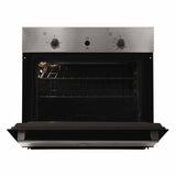 Horno de Empotrar Mixto Challenger Acero y Negro 60x60cm 53 Litros - Electrodomesticos | Bylmo