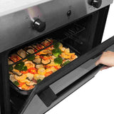 Horno de Empotrar Mixto Challenger Acero y Negro 60x60cm 53 Litros - Electrodomesticos | Bylmo