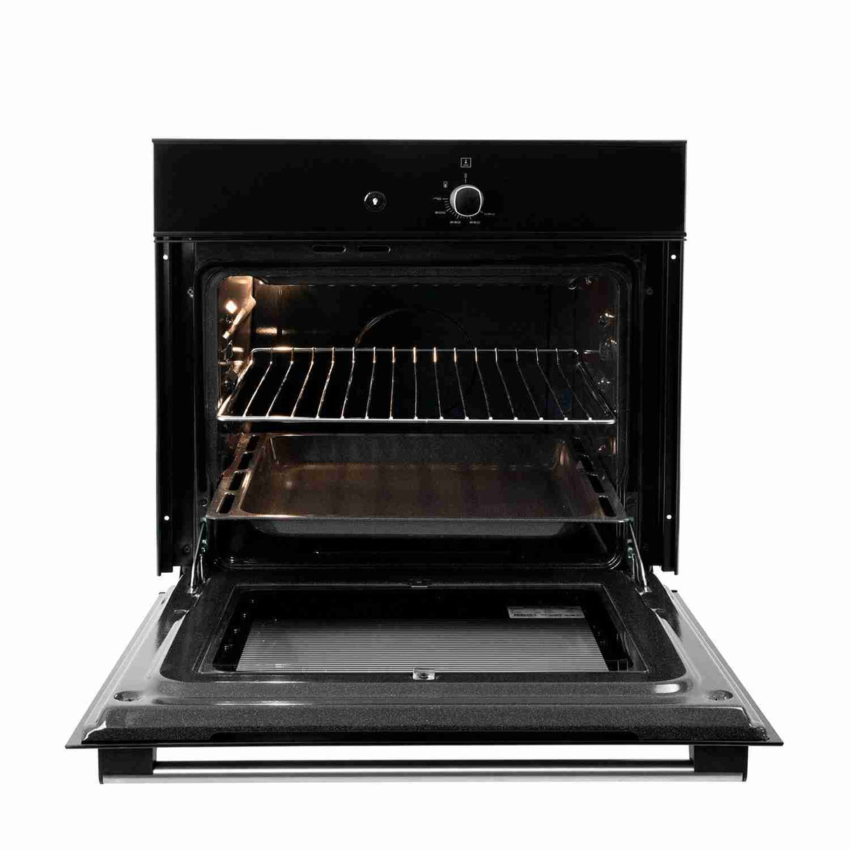 Horno de Empotrar Gas Natural Challenger Negro 60x60cm 53 Litros - Electrodomesticos | Bylmo