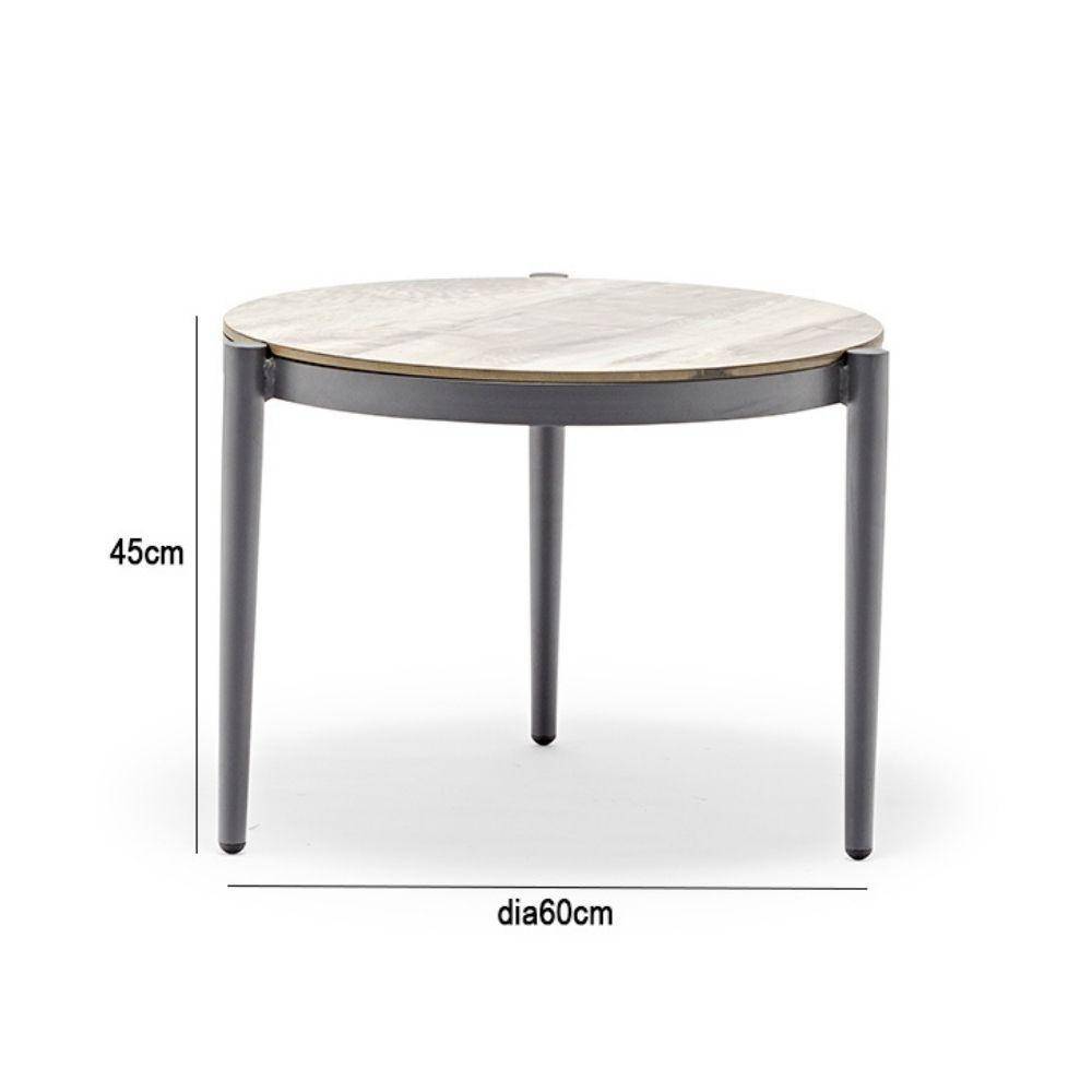 Comedor Brienz Chocolate y Gris 60 cm de Exterior - Comedores | Bylmo