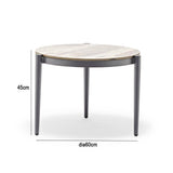 Comedor Brienz Chocolate y Gris 60 cm de Exterior - Comedores | Bylmo