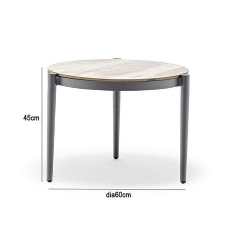 Comedor Brienz Chocolate y Gris 60 cm de Exterior - Comedores | Bylmo