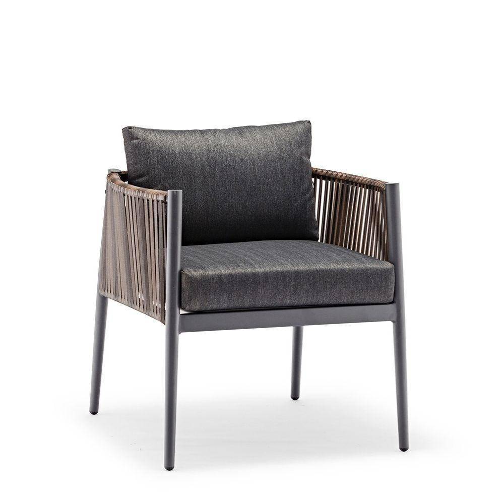 Comedor Brienz Chocolate y Gris 60 cm de Exterior - Comedores | Bylmo