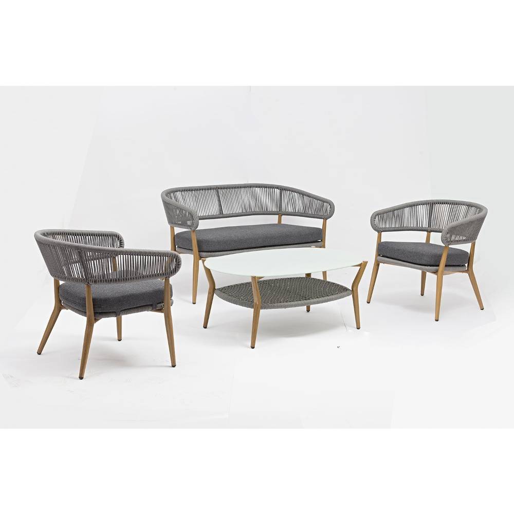 Comedor Nórdico Gris 110 cm de Exterior - Comedores | Bylmo