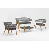 Comedor Nórdico Gris 110 cm de Exterior - Comedores | Bylmo