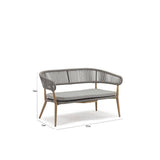 Comedor Nórdico Gris 110 cm de Exterior - Comedores | Bylmo