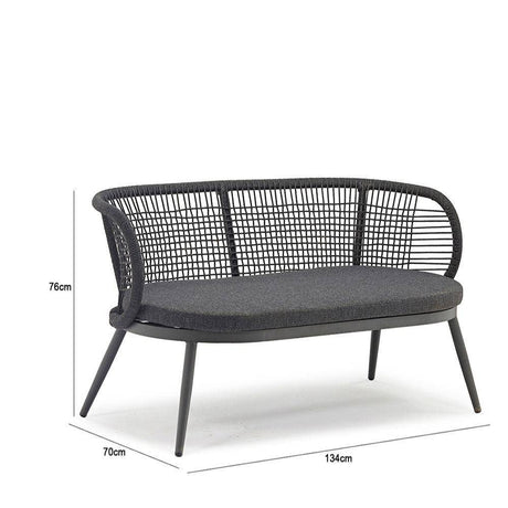 Comedor Verona Gris 110 cm de Exterior - Comedores | Bylmo