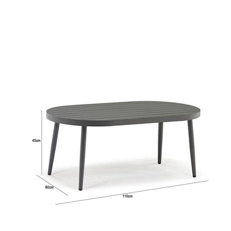 Comedor Verona Gris 110 cm de Exterior - Comedores | Bylmo