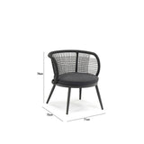 Comedor Verona Gris 110 cm de Exterior - Comedores | Bylmo
