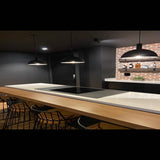 Lámpara Colgante LED Italia Negro 30x25cm para Una Luz Ajustable en Altura y con Bombilla - Iluminacion | Bylmo