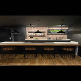 Lámpara Colgante LED Italia Negro 30x25cm para Una Luz Ajustable en Altura y con Bombilla - Iluminacion | Bylmo