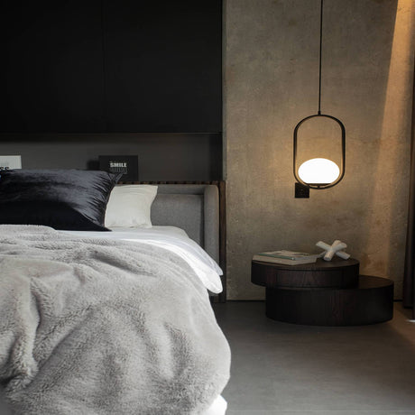 Lámpara Colgante LED Tivoly Negro 15x50cm para Una Luz Ajustable en Altura y con Bombilla - Iluminacion | Bylmo