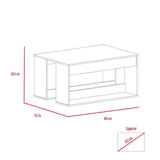 Mesa Dalí Habano y Plomo 100 cm - Mesas | Bylmo
