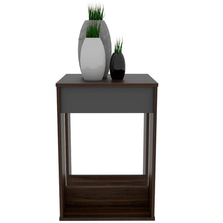 Mesa Dalí Habano y Plomo 45 cm - Mesas | Bylmo